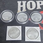 Envela Corporation 1 oz .999 Fine Silver COVID-19 Pandemic Rounds Lot of 5