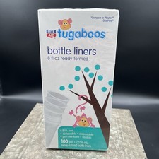 Rite Aid Tugaboos Bottle Liners 8 oz 100 Count Ready-Formed BPA Free New Lot