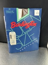 Vintage Queen Size Burlington Wild Rice Color Pantyhose Size 2X Control Top 438