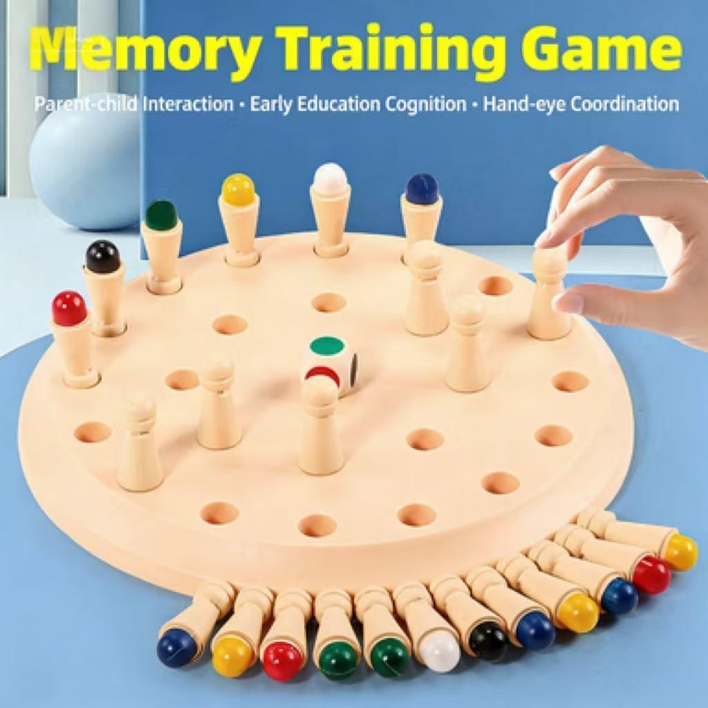 Gowinbaby Memory Chess Matching Game: Family Board Games for Kids and Adults, Mo-image