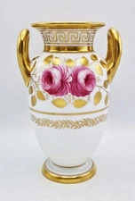 FINE ANTIQUE COPELAND SPODE PORCELAIN TWO-HANDLED VASE c1900