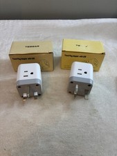 Tessan Travel Plug Adapter w/USB, 5 In 1 Input, Mini Cube Travel Size For The UK