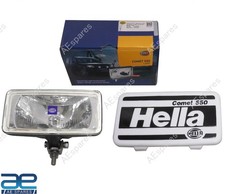 Hella Comet 550 Spot Driving Light With Cover & H3 Bulb 55w 12v Universal