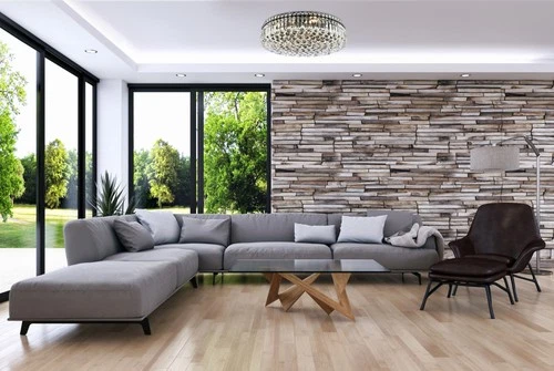 Elegant Lighting V2030F24/RC Maxime 9 Light 24"W Flush Mount Drum - Chrome - Picture 8 of 12