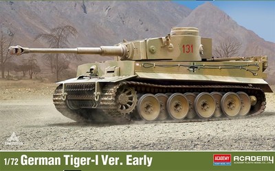 Academy 13422 - 1/72 Tiger I, frühe Version - Neu