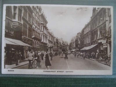 GB RPPC Cornmarket Street, Oxford, Oxon..