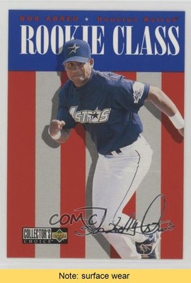 1996 Collector's Choice Rookie Class Silver Foil Signature Bobby Abreu READ 0e7