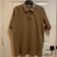 Burberry London Nova Check Cotton Polo Shirt VTG , L rage