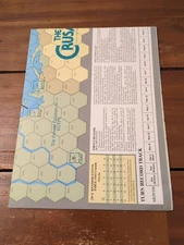 SPI Strategy And Tactics #70 The Crusades Board Game Map Only