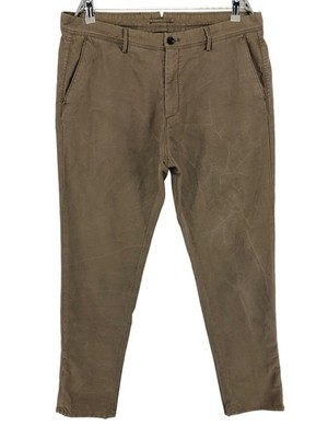 MASSIMO DUTTI Men Tapered Chino Pants Trousers Size EUR:46 - W36 L30
