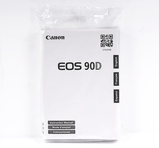 NEW Sealed Canon EOS 90D Camera Instruction Manual In Multiple languages -M73