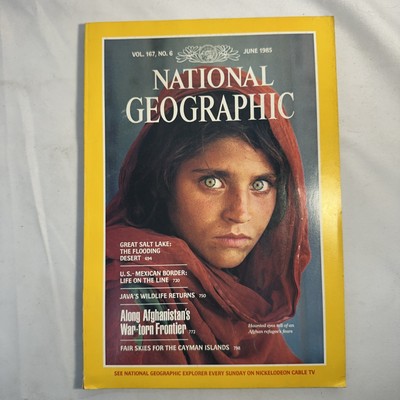 National Geographic June 1985 Afghan Refugee Vol. 167 , NO. 6 Very Good Salt La