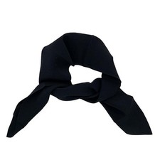 Chloe Women's Silk Neck Scarf Black
