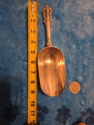 Old Colonial Sterling Handle Ice Scoop Weighs 4.8 Ounces