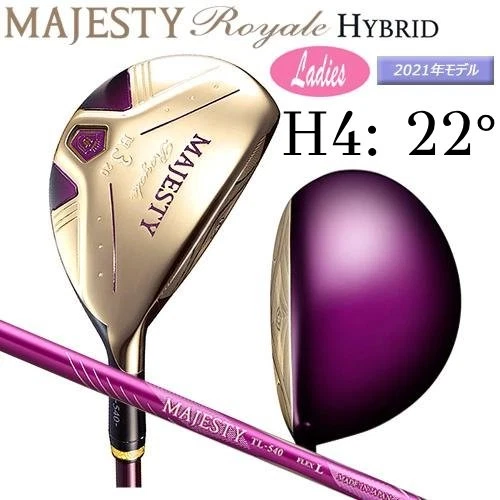 Ladies MAJESTY Royale 2021 Hybrid H4 22° L-Flex TL-540 Graphite w/Headcover - Image 2 of 4
