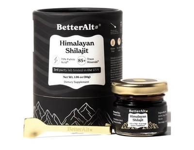 Better Alt Himalayan Shilajit -Pure Shilajit Resin 75%+ Fulvic Acid Exp. 05/2026