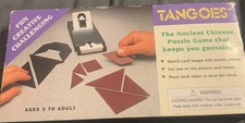 TANGOES THE ANCIENT CHINESE PUZZLE GAME REX GAMES COMPLETE w/ TRAVEL CASE, Great