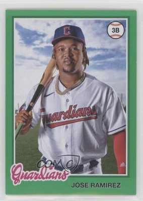 2022 Topps Archives 1978 Topps Design Green 49/125 Jose Ramirez #113 0b2