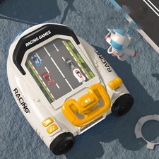 Musikalisches Rennauto-Spielzeug mit Lenkrad f&uuml;r ab 3 Jahren, simuliertes