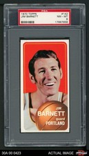1970 Topps #142 Jim Barnett  Trail Blazers Oregon  PSA 8 - NM/MT