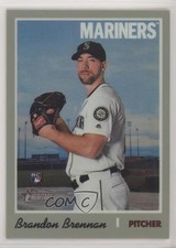 2019 Topps Heritage High Number Chrome Refractor 275/570 Brandon Brennan 4z8