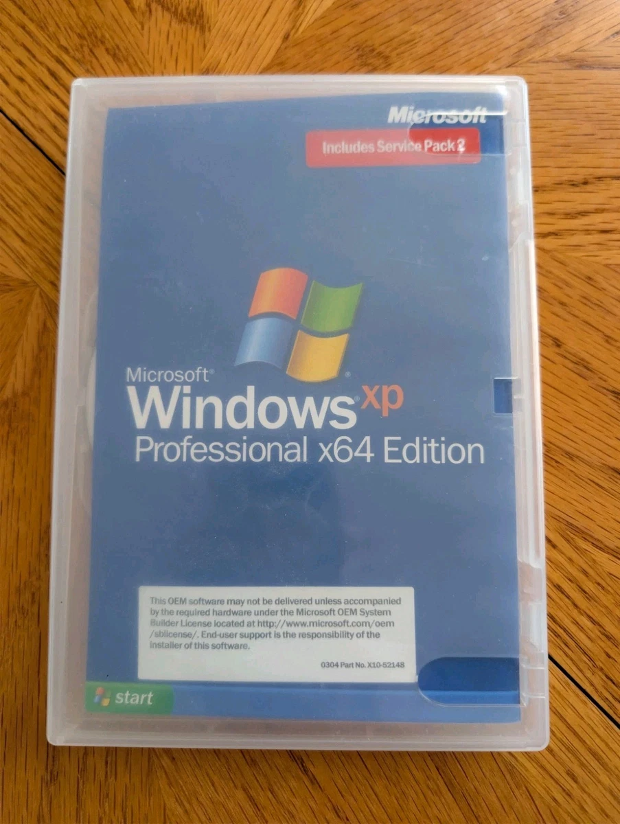 Microsoft Microsoft Windows XP 64-bit Operating System Software