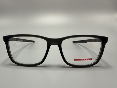 Prada Linea Rossa VPS 07O 13C-101 Eyeglasses 56-17-140 Black Italy