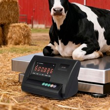 Kit de báscula de ganado para ganado cerdos ovejas cabras cerdos toboganes escala 5000 lb