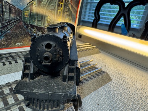 🚂 LIONEL #1110 STEAM LOCO; CANADIAN NATIONAL TIN TENDER; METAL FLATCAR💥 L1221 - Picture 12 of 14