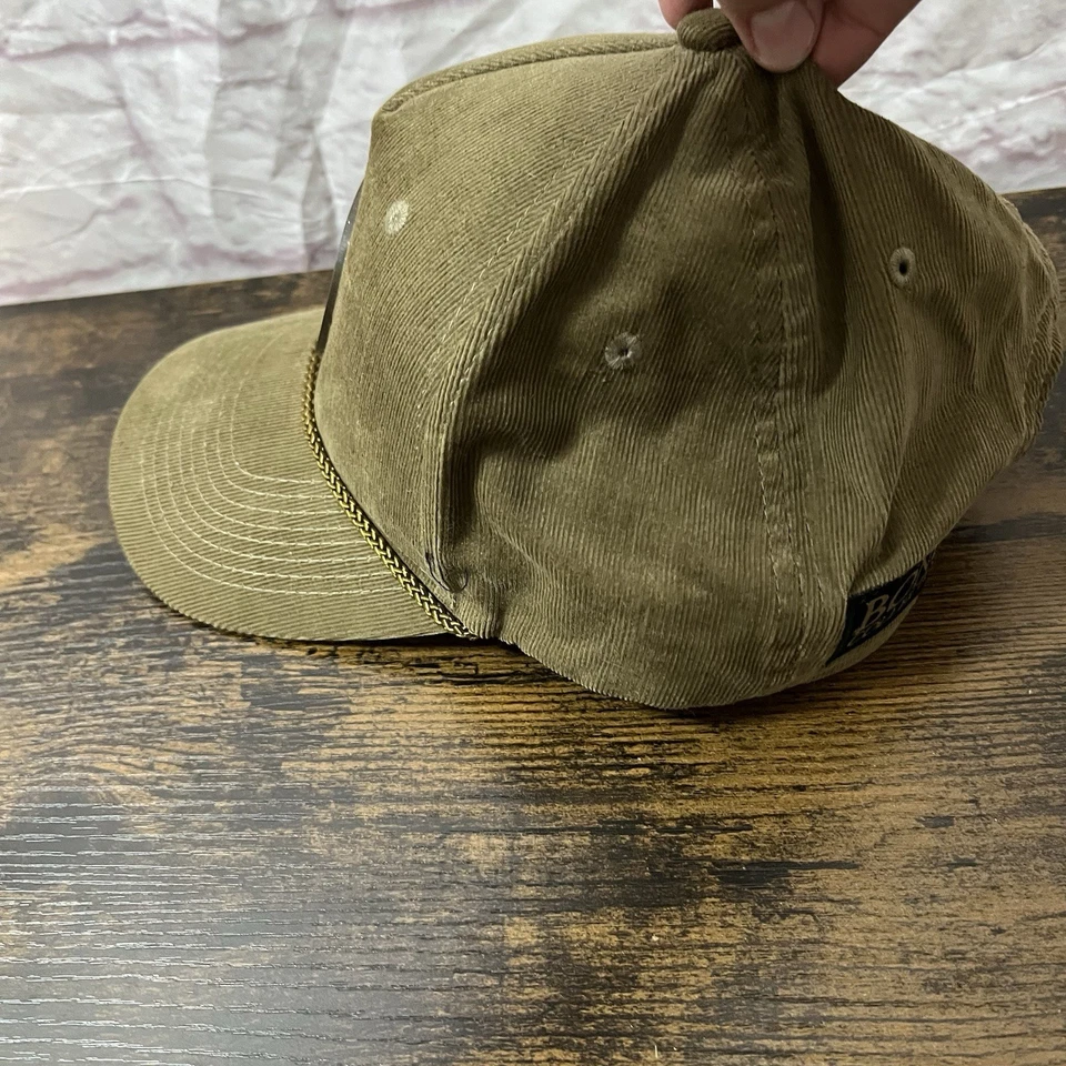 Bone Collector Hunter Green Corduroy Snapback Hat Excellent - Image 2 of 4