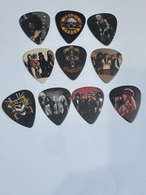 Guns  N Roses Graphic Photo Guitar Picks - Lot Of 10