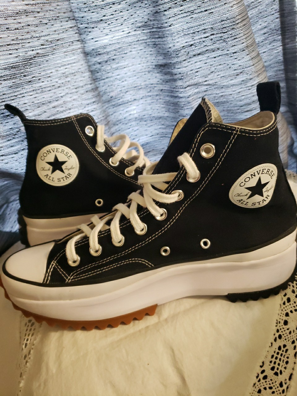 Converse Run Star Hike high-top platform Shoes SZ M9 W10.5 Chuck Taylor