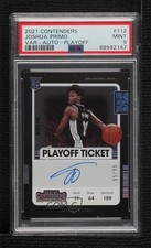 2021 Contenders Variation Playoff Ticket 95/99 Joshua Primo PSA 9 MINT Auto 0hj7