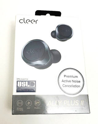 Cleer Ally Plus ll True Wireless Noise Cancelling Headphone Ear Buds NIB