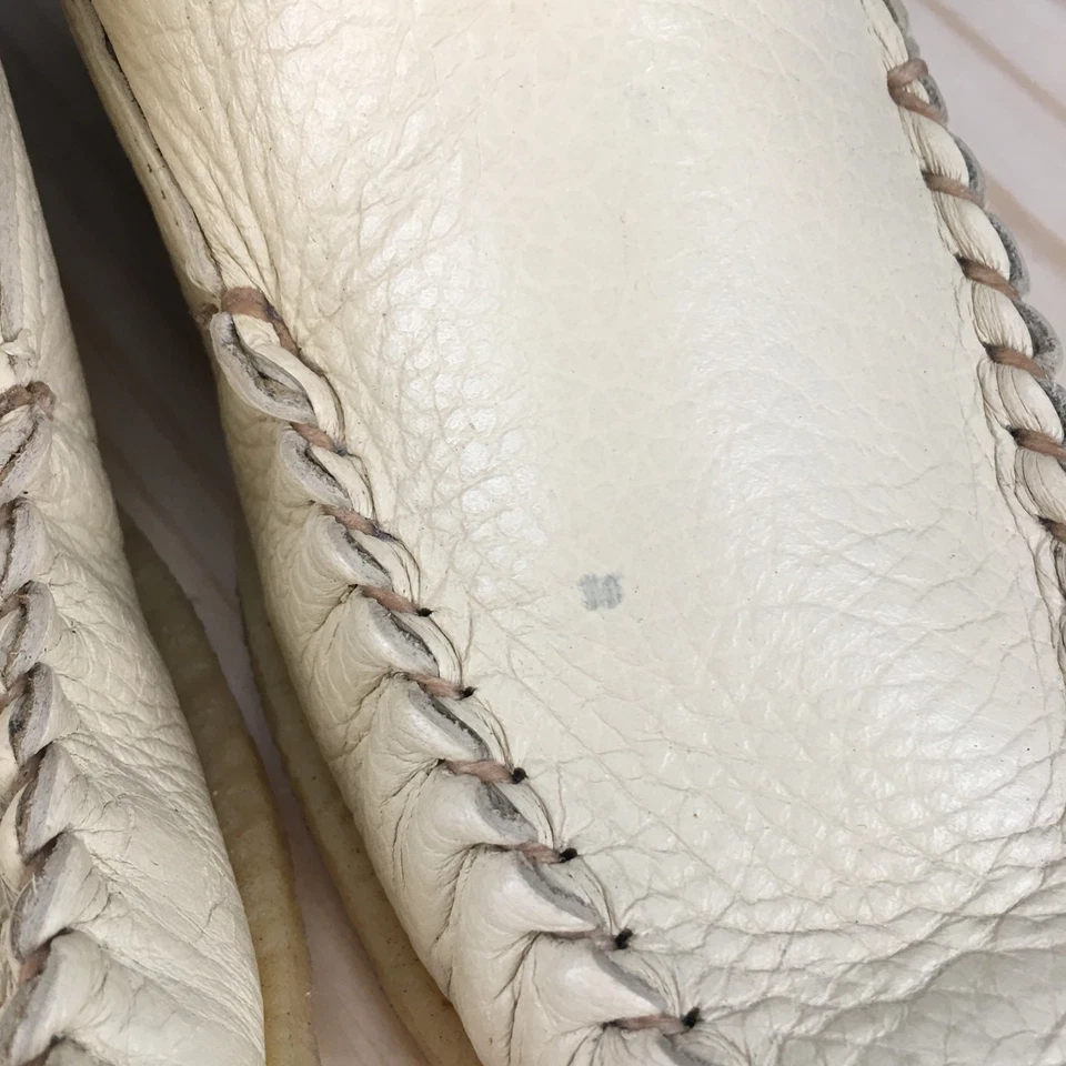 Botas J.Crew para mujer 6,5 cuero crema para nieve tirar en la mitad de la pantorrilla punta redonda cremallera lateral Foto 4 de 4