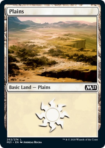 Plains (262) Core Set 2021 Near Mint, English