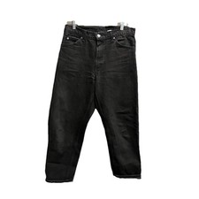 Levi's 550 Vtg Orange Tab Black Relaxed Fit Tapered Leg Men's Jeans Size W34 L34