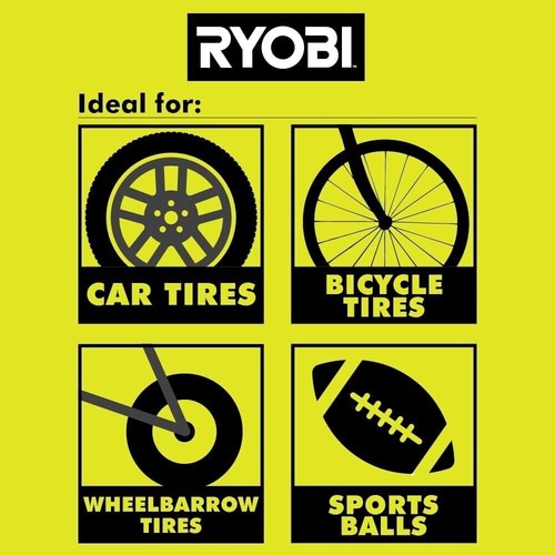 Ryobi ONE+ 18V High Pressure Digital Inflator 160PSI LCD Screen 4WD SKIN ONLY AU - Picture 12 of 12