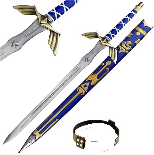 Legend of Zelda FULL TANG Master Sword SHARP 1045 Carbon Steel