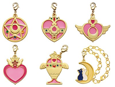 New Sailor Moon Bandai Stained Charm Complete 6 Set SailorMoon