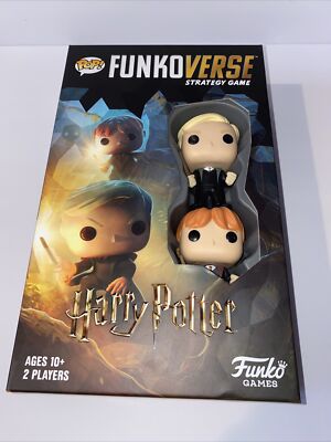 Funkoverse Harry Potter The Strategy Game Brand New! Draco Malfoy & Ron Weasley