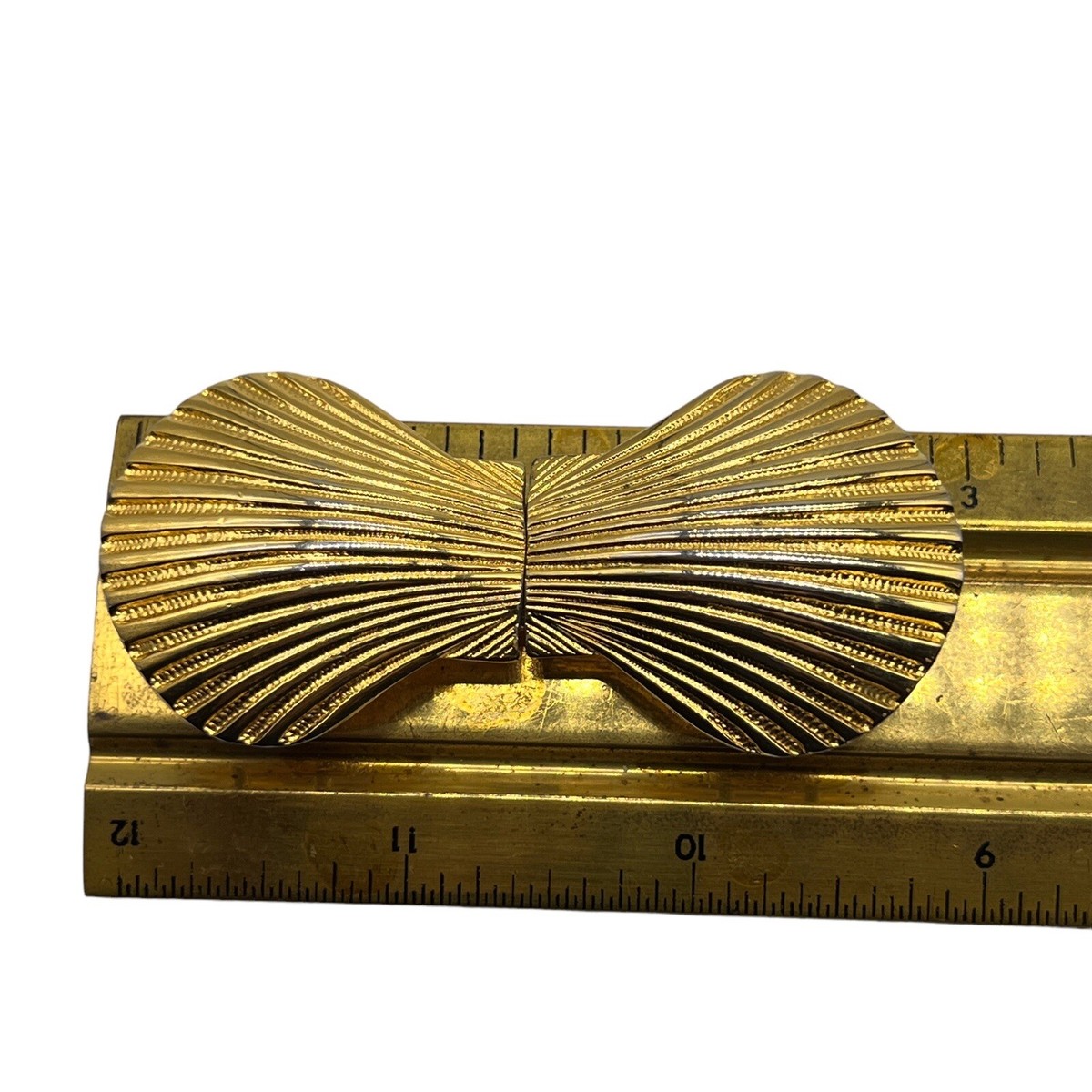 VTG Belt Dotty  Smith Double Scallop Shell Belt Nautical Coastal Designer 1980’s Dotty Smith Designer Scallop Sea Shell Belt Buckle Gold Tone  main image 2