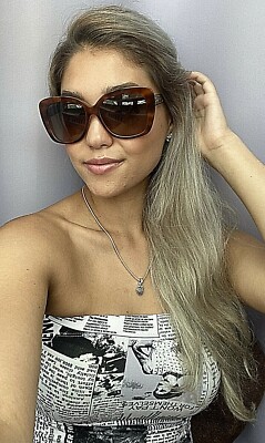 Authentic Christian DIOR DiorPromesse2 Oversized Women's Sunglasses Italy