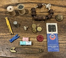 Vintage LOT Of Sewing Related Collectible Items