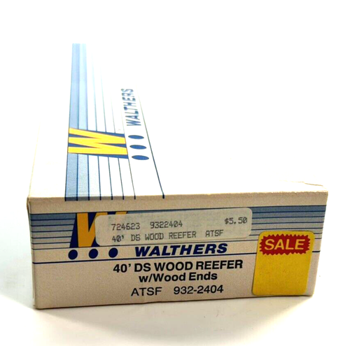 HO Walthers ATSF Grand Canyon Line 40' Reefer Kit in Original Box - Picture 3 of 3
