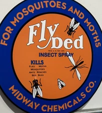 Vintage Style Real-ded Bug Mosquitoes Killer Steel Metal Top Quality Sign