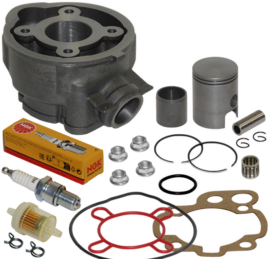 Kit haut moteur AM6 pour MBK X-Limit Enduro et SM cylindre 50cc 2T complet