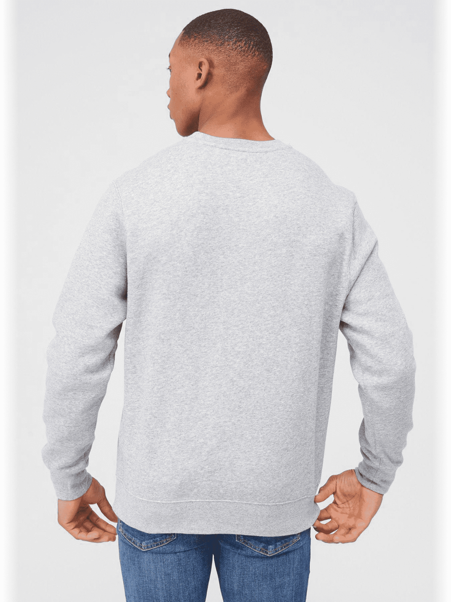 Men's NIKE Crew Neck Tracksuit Fleece Sweatshirt Grey Sports top