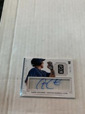 Garin Cecchini 2014 National Treasures Rookie Auto Card #36 Serial #30/99