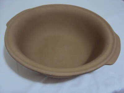 PAMPERED CHEF DEEP BAKING DISH - 12 INCH ROUND 5'' TALL STONEWARE